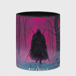 Кружка 3D Assassins Creed воин в закате, цвет: 3D-белый + черный — фото 2