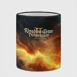 Кружка 3D Logo Kingdom Come Deliverance 2, цвет: 3D-черный кант — фото 2