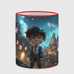 Кружка 3D Гарри Поттер арт, цвет: 3D-красный кант — фото 2