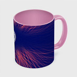 Кружка 3D AC Milan red energy, цвет: 3D-белый + розовый