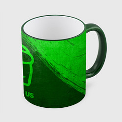 Кружка 3D Among Us - green gradient, цвет: 3D-зеленый кант