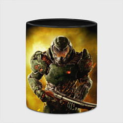 Кружка 3D Doom guy slayer, цвет: 3D-белый + черный — фото 2