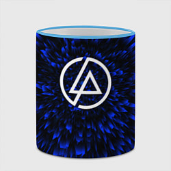 Кружка 3D Linkin Park blue energy, цвет: 3D-небесно-голубой кант — фото 2