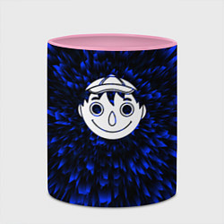 Кружка 3D Tomodachi Game blue energy, цвет: 3D-белый + розовый — фото 2