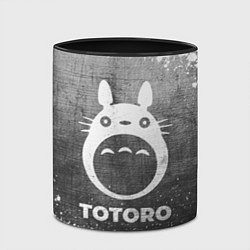 Кружка 3D Totoro - grey gradient, цвет: 3D-белый + черный — фото 2