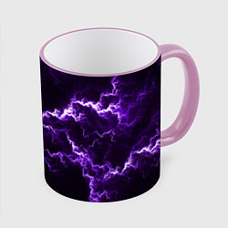 Кружка 3D Lightning, цвет: 3D-розовый кант