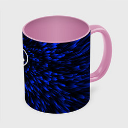 Кружка 3D Evangelion blue energy, цвет: 3D-белый + розовый