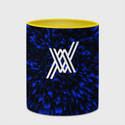 Кружка 3D Darling in the FranXX blue energy, цвет: 3D-белый + желтый — фото 2