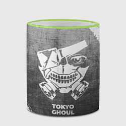 Кружка 3D Tokyo Ghoul - grey gradient, цвет: 3D-светло-зеленый кант — фото 2