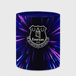 Кружка 3D Everton neon energy, цвет: 3D-белый + синий — фото 2
