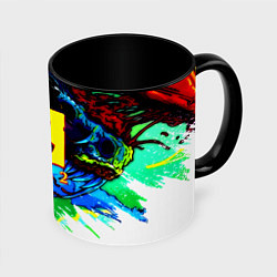 Кружка 3D Dota monster, цвет: 3D-белый + черный