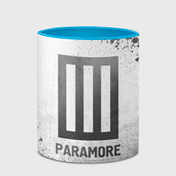 Кружка 3D Paramore - white gradient, цвет: 3D-белый + небесно-голубой — фото 2