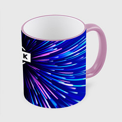 Кружка 3D Blackpink neon energy, цвет: 3D-розовый кант