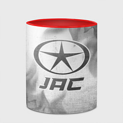 Кружка 3D JAC - white gradient, цвет: 3D-белый + красный — фото 2