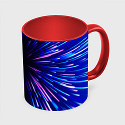 Кружка 3D Slipknot neon energy, цвет: 3D-белый + красный