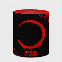 Кружка 3D Demon Slayer - red gradient, цвет: 3D-белый + красный — фото 2