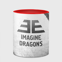 Кружка 3D Imagine Dragons - white gradient, цвет: 3D-белый + красный — фото 2