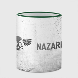 Кружка 3D Nazareth - white gradient по-горизонтали, цвет: 3D-зеленый кант — фото 2