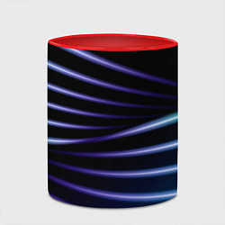 Кружка 3D Color black blue, цвет: 3D-белый + красный — фото 2