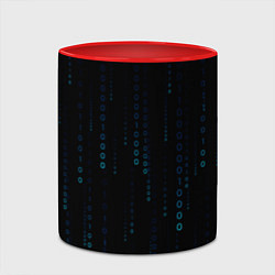 Кружка 3D Color black blue, цвет: 3D-белый + красный — фото 2