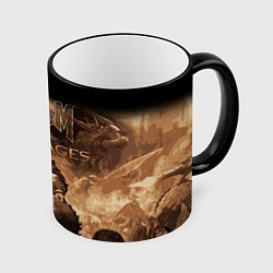 Кружка 3D Doom the dark ages, цвет: 3D-черный кант