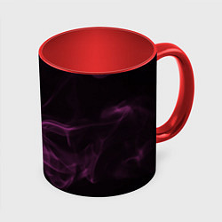 Кружка 3D Color smoke pink, цвет: 3D-белый + красный