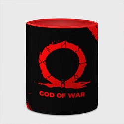Кружка 3D God of War - red gradient, цвет: 3D-белый + красный — фото 2
