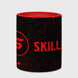 Кружка 3D Skillet - red gradient по-горизонтали, цвет: 3D-белый + красный — фото 2