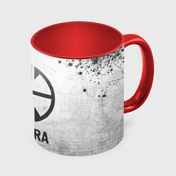 Кружка цветная Pantera - white gradient