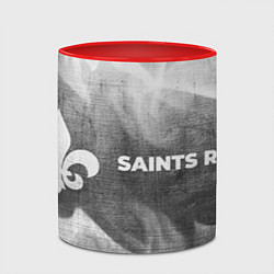Кружка 3D Saints Row - grey gradient по-горизонтали, цвет: 3D-белый + красный — фото 2