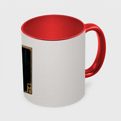 Кружка 3D Кувад Дак: валет пик, цвет: 3D-белый + красный