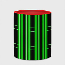 Кружка 3D Neon green, цвет: 3D-белый + красный — фото 2