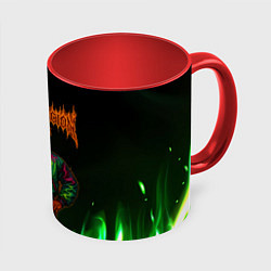 Кружка 3D XXXTentacion hardcore, цвет: 3D-белый + красный