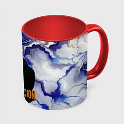 Кружка 3D XXXTentacion gangster, цвет: 3D-белый + красный