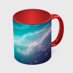 Кружка цветная Галактическое сияние небес
