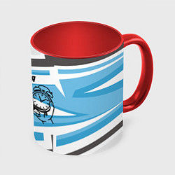 Кружка 3D Если Саня опоздал значит так надо, цвет: 3D-белый + красный