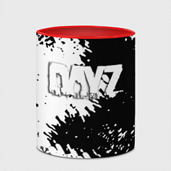 Кружка 3D Dayz зима краски, цвет: 3D-белый + красный — фото 2