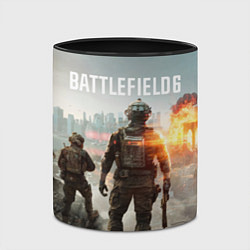 Кружка 3D Битва за Бруклин из Battlefield 6, цвет: 3D-белый + черный — фото 2