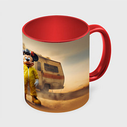 Кружка 3D Mickey and Pluto - Breaking bad soap opera, цвет: 3D-белый + красный