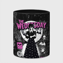 Кружка 3D Уэнсдэй из семейки Аддамс, цвет: 3D-белый + черный — фото 2