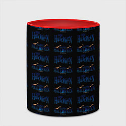 Кружка 3D Happy halloween pattern, цвет: 3D-белый + красный — фото 2
