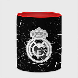 Кружка 3D Ювентус краски штрихи, цвет: 3D-белый + красный — фото 2