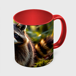 Кружка 3D Полоскун, цвет: 3D-белый + красный