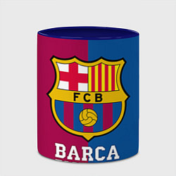 Кружка 3D Barca Football, цвет: 3D-белый + синий — фото 2