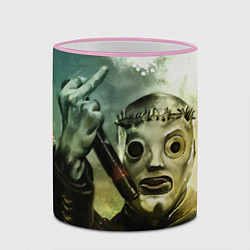 Кружка 3D Slipknot, цвет: 3D-розовый кант — фото 2