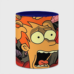 Кружка 3D Frai Horrified, цвет: 3D-белый + синий — фото 2