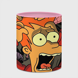 Кружка 3D Frai Horrified, цвет: 3D-белый + розовый — фото 2