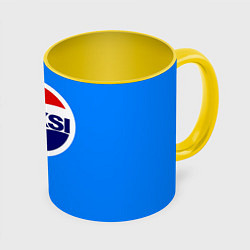 Кружка 3D Sexsi Pepsi, цвет: 3D-белый + желтый