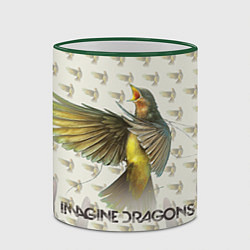 Кружка 3D Imagine Dragons: Fly, цвет: 3D-зеленый кант — фото 2