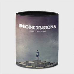 Кружка 3D Imagine Dragons: Night Visions, цвет: 3D-белый + черный — фото 2